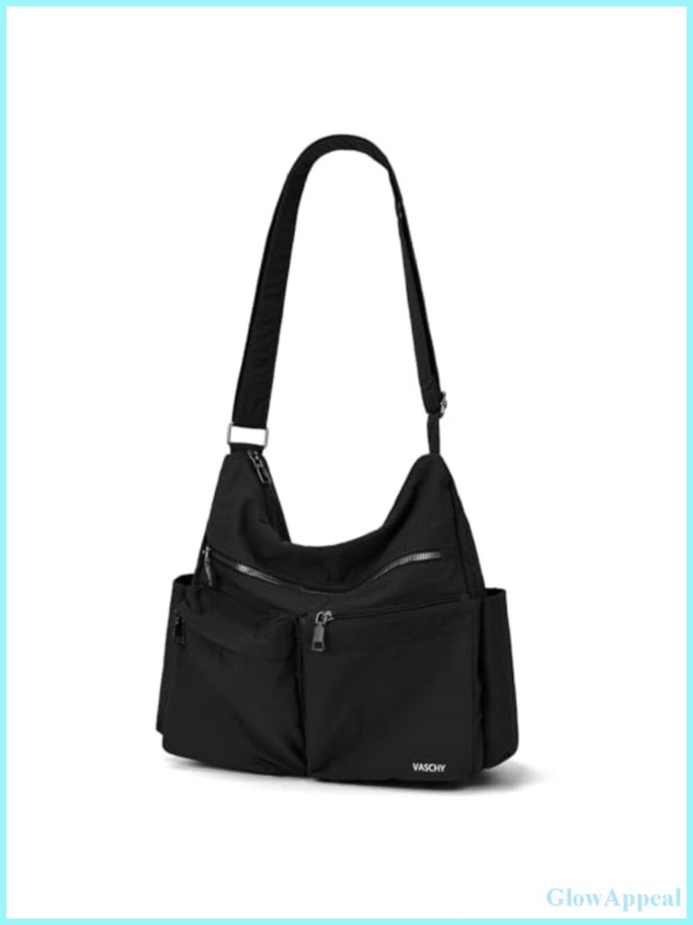RFID Blocking Crossbody Messenger Bag Lightweight Adjustable Strap Large